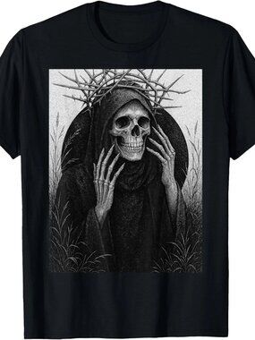 Occult Goth Gothic Alt Macabre Death Grim Reaper Dark Art T-Shirt 247